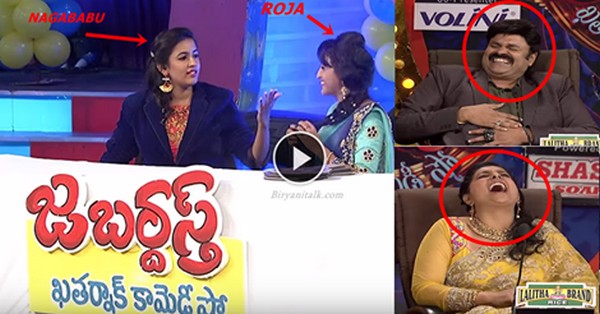 Niharika Konidala Imitating Her Father NagaBabu In Jabardasth Show, it's Hilarious Sure You Can’t Control Your Laugh