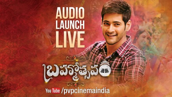 Mahesh Babu’s Brahmotsavam Audio Launch Live