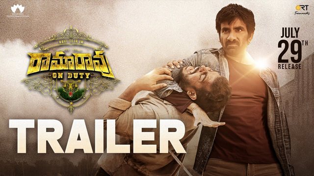 Rama Rao On Duty Telugu Official Theatrical Trailer HD 1080P Video Ravi Teja Divyansha Kaushik Sarath Mandava Sam C. S