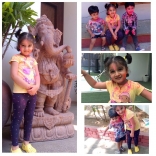 Mahesh Babu’s Daughter Sitara Ghattamaneni playing Holi Clebrations Photos