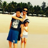 Namrata Shirodkar, Gautam and Sitara Ghattamaneni New Latest Photos