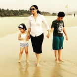 Namrata Shirodkar, Gautam and Sitara Ghattamaneni New Latest Photos