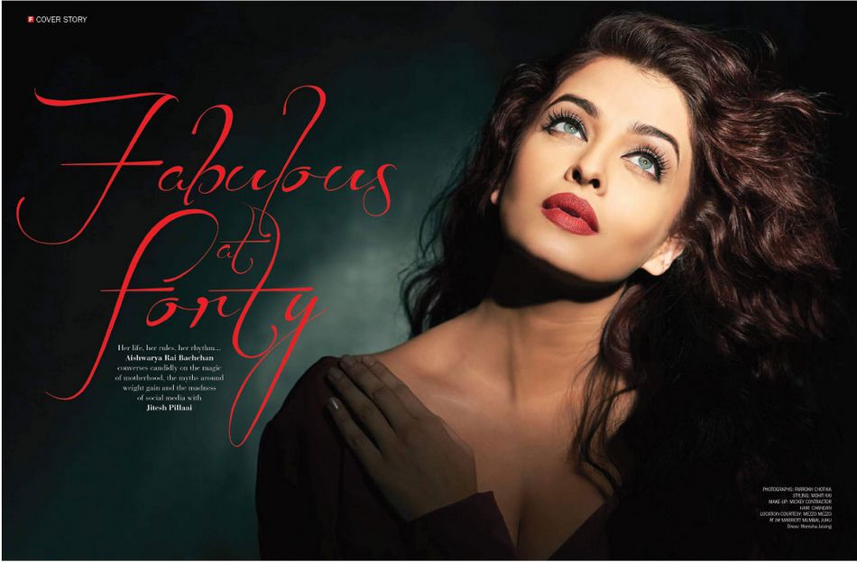 Aishwarya Rai Hot Photo Shoot Poses For Filmfare Magazine