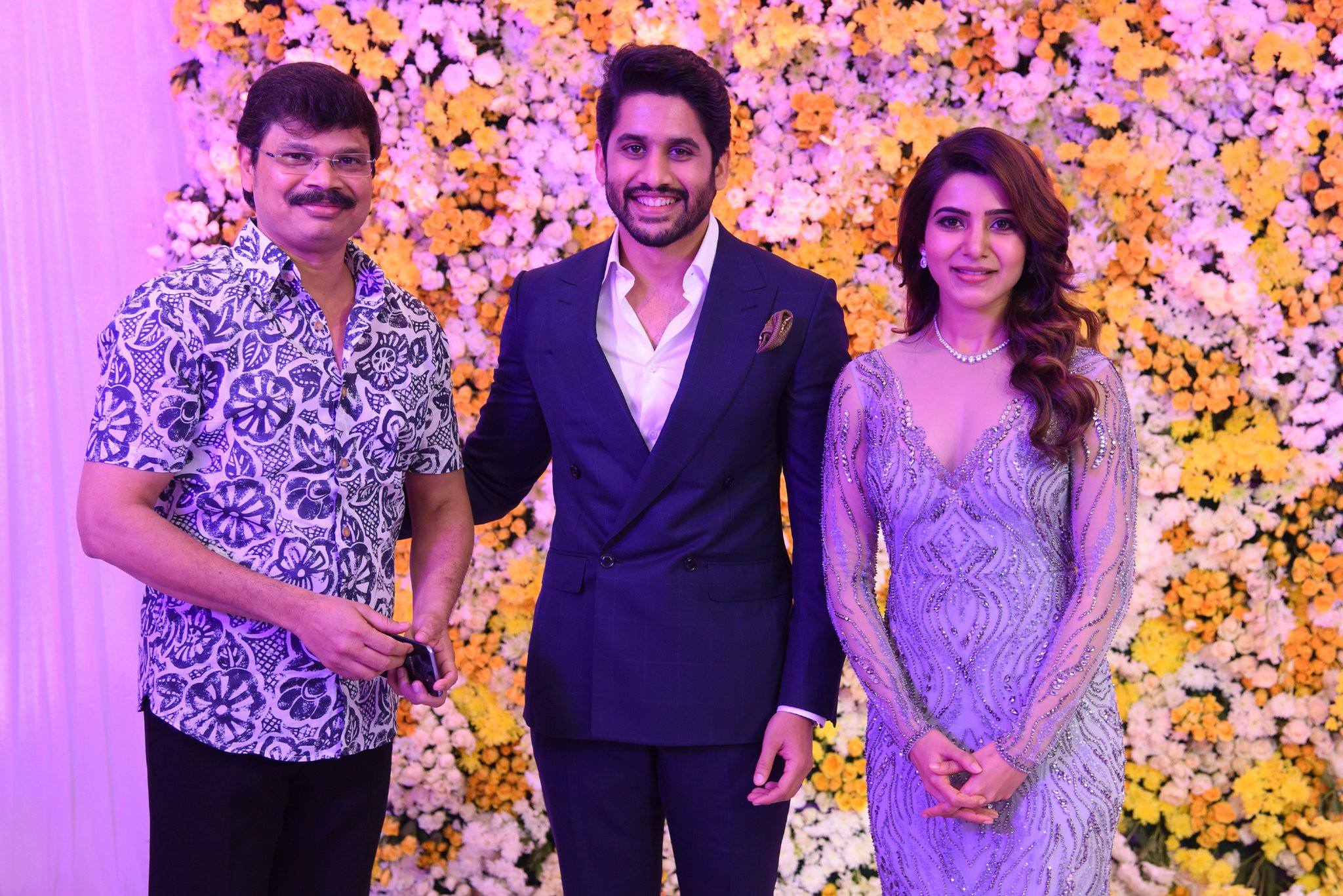 Samantha Naga Chaitanya Akkineni Wedding Reception Photos HD Images