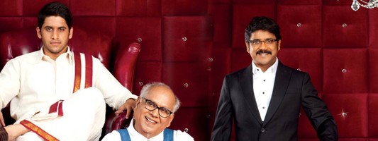 Akkineni's multistarrer Manam First Look