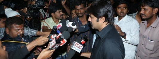 Celebs at Appolo Hospital on Uday Kiran Death Photos