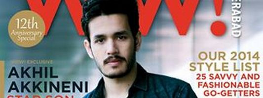 Akhil Akkineni first time on a Magazine Cover