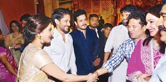 Nagarjuna introducing Samantha to everyone as his daughter-in-law